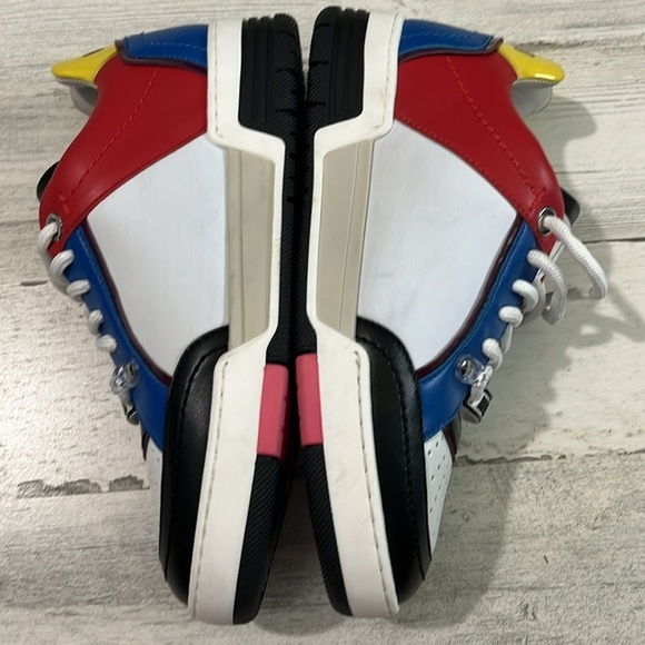 Moschino Kevin 40 Color block Sneakers New Size 38 - Picture 10 of 15